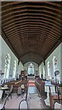 TM1469 : Interior of Church of All Saints, Thorndon by Sandy Gerrard