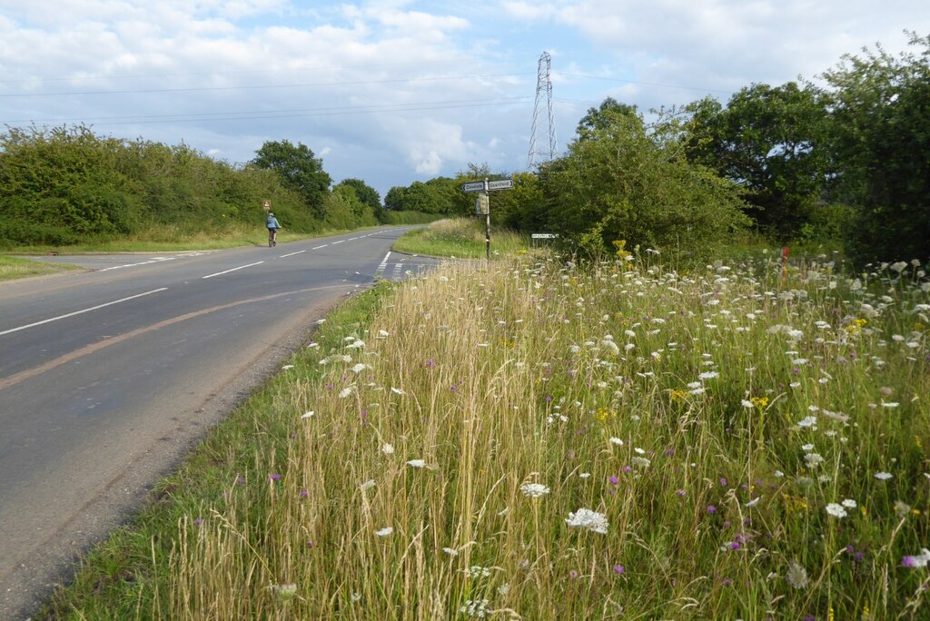 Road junction near Clevelode © Philip Halling :: Geograph Britain and ...