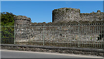 SH6076 : Beaumaris Castle seen from Castle Street by habiloid