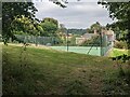 Tennis court at Shipton Hall