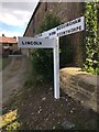 Direction Sign – Signpost Cornwall Street, Kirton in Lindsey