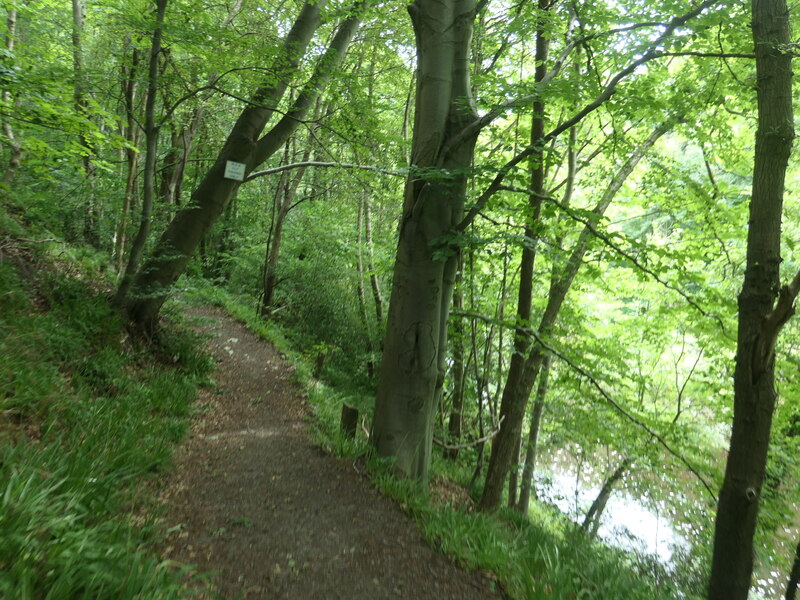 Public footpath, Whorral Bank © Christine Johnstone :: Geograph Britain ...