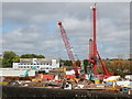 Construction work near Temple Meads