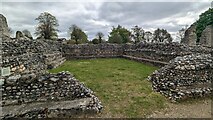 TL8683 : Chapter House at Thetford Cluniac Priory by Sandy Gerrard