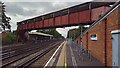 Raynes Park station - view west from platform 2