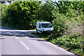 Parked Van on a Minor Road near St Ives