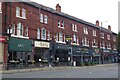 A Walk in Didsbury Village (39) Elegant Brick built Row of Shops