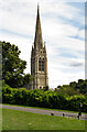 TQ3286 : Stoke Newington : tower and spire, Church of St Mary by Jim Osley