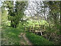 Footbridge near Crookholme Mill