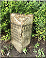 Old Milepost by the A50, north of Fourlanes End