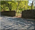 SO2508 : Gates between stone walls, Blaenavon by Jaggery