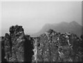 NC1010 : Summit ridge of Stac Pollaid, view to Cul Mor, 1968 by David Hawgood
