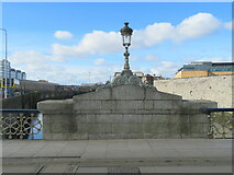 O1334 : Part of Sean Heuston Bridge and a benchmark by John S Turner