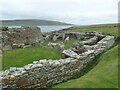 HY3826 : Broch of Gurness - Viking dwellings to south of the broch by Rob Farrow