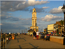 TR1768 : Clock tower, Herne Bay by Jim Barton