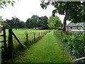 St Mary, Winterbourne Gunner: path