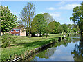 Canal and parkland near Pendeford in Wolverhampton