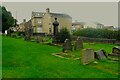 Gravestones in front of St John