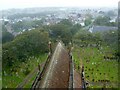 Kirkwall - St Magnus Cathedral - View over the Choir roof