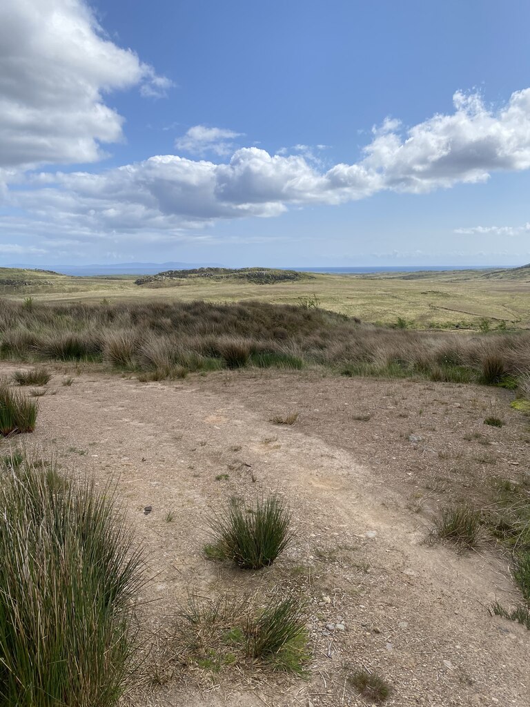 Views out to sea on descent from Beinn... © thejackrustles :: Geograph ...