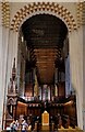 TL1407 : St Albans - Cathedral - Quire from the Crossing by Rob Farrow