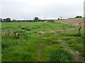 Farm track and railway viaduct near Radwell