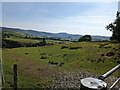 Fields in the valley of Nant Cymdu