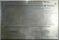 TQ4881 : Crossness - Brass plaque to commemorate opening in 1865 by Rob Farrow