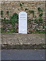 Old Milestone by the B3164, West Street, Broadwindsor