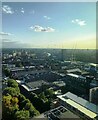 South Western rooftops of Manchester City Centre