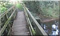 Footbridge near Maw hill farm.