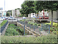 Mill lade and water turbine, Galashiels