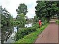 View looking down the river Wansbeck