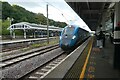 NZ2642 : Train approaching platform 1 by DS Pugh