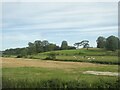 Fields between railway and Sherborne Castle