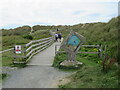 SH5722 : Boardwalk to the beach, near Dyffryn Ardudwy by Malc McDonald