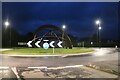 The Armillary Roundabout on the A4390, Stratford on Avon