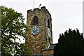 NY9864 : Corbridge, St. Andrew's Church: The tower by Michael Garlick