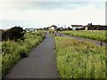 Cycle lane approaching Beckfoot Bridge