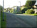 Codsall High School bus on The Parkway