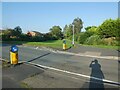 Pedestrian crossing and path off The Parkway