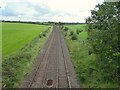 Railway heading towards Wigton