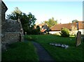 All Saints, Liddington: churchyard (b)