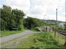 SH6214 : Mawddach Trail at Morfa Mawddach, near Barmouth by Malc McDonald