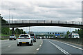 TQ5789 : Footbridge over the M25 near to Great Warley by David Dixon