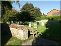 Seat in South Marston Churchyard