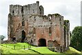 NY5329 : Brougham Castle: Keep and Outer Gatehouse by Michael Garlick