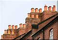 Chimney pots, Hawley Street flats