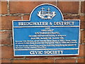 Blue Plaque in Dampiet Street, Bridgwater