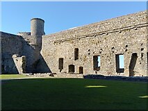 SH5831 : Harlech Castle inner west wall by Oscar Taylor
